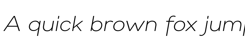 Preview of Gabriel Sans-Trial Light Italic font