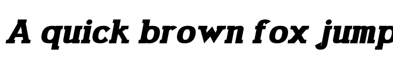 Preview of Gabriel Serif Bold Italic font