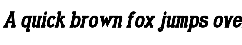 Preview of Gabriel Serif Condensed Bold Italic font