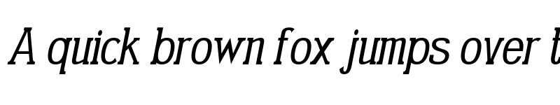 Preview of Gabriel Serif Condensed Italic font