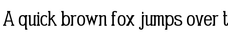 Preview of Gabriel Serif Condensed Regular font