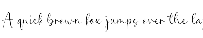 Preview of Gabriela Couture Regular font