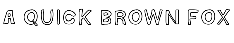 Preview of GaelleMAJUSCULE Medium font