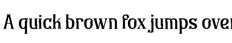 Preview of Gafinethtrial Regular font