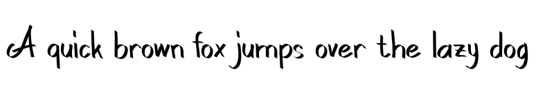 Preview of GakRewel Regular font