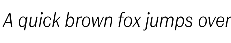 Preview of Gal Gothic Variable Light Italic font