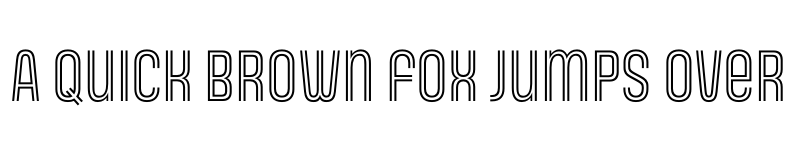 Preview of Gala Biline font