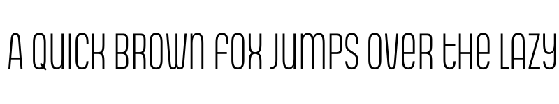 Preview of Gala Condensed Light font