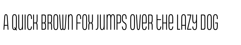 Preview of Gala Extra Condensed Light font