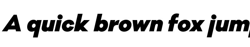 Preview of Galano Classic Alt Black Italic font