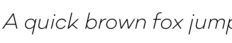 Preview of Galano Classic Alt Light Italic font