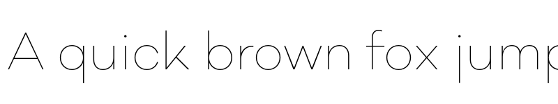 Preview of Galano Classic Alt Thin font