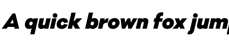 Preview of Galano Classic Black Italic font