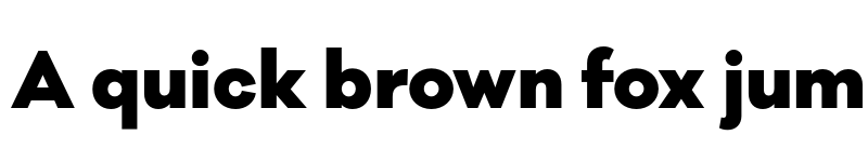 Preview of Galano Classic Heavy font