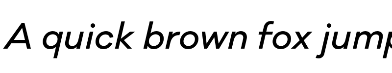 Preview of Galano Classic Medium Italic font