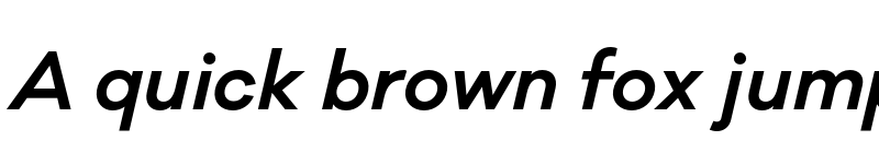 Preview of Galano Classic SemiBold Italic font