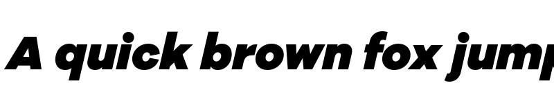 Preview of Galano Grotesque Alt Black Italic font