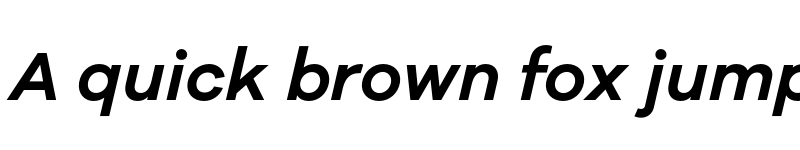 Preview of Galano Grotesque Alt SemiBold Italic font