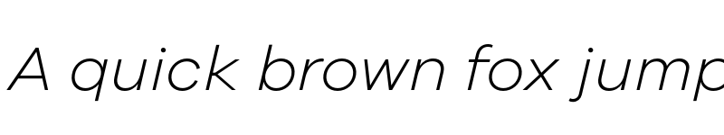 Preview of Galano Grotesque Light Italic font