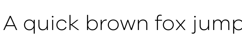 Preview of Galano Grotesque Light font