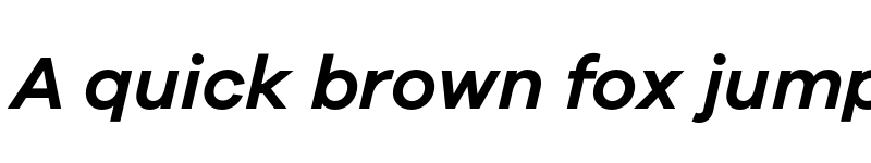 Preview of Galano Grotesque SemiBold Italic font