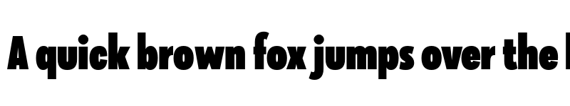 Preview of Galatea Black Condensed font