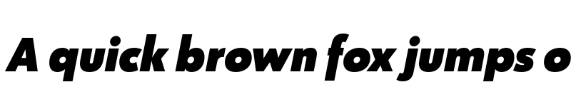 Preview of Galatea Black Italic font