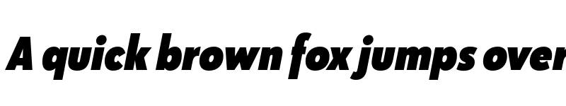 Preview of Galatea Black Narrow Italic font