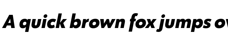 Preview of Galatea ExtraBold Italic font