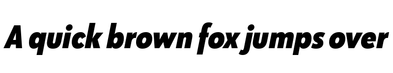 Preview of Galatea ExtraBold Narrow Italic font