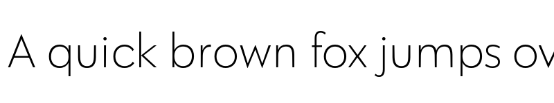 Preview of Galatea Extralight font