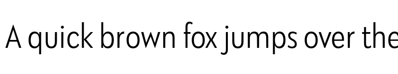 Preview of Galatea Light Narrow font