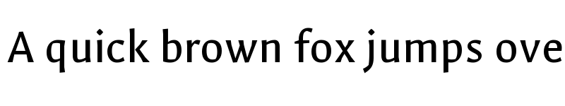 Preview of Galdeano Regular font