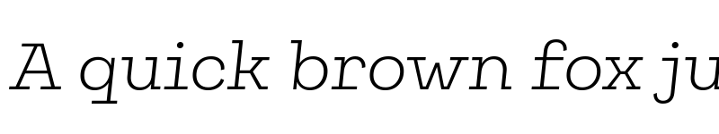 Preview of Galeria W05 Light Italic font