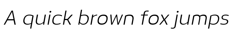 Preview of Galimer Extra Light Italic font