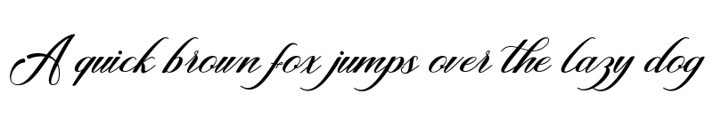 Preview of Galisha Script Regular font