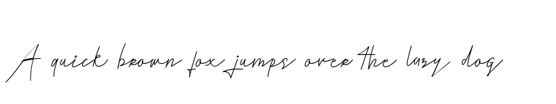 Preview of Galla Signature Regular font