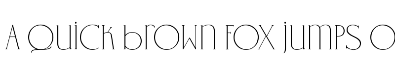 Preview of Gallerya Regular font