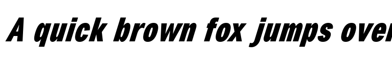 Preview of Gallinari Extrabold Cond Oblique font