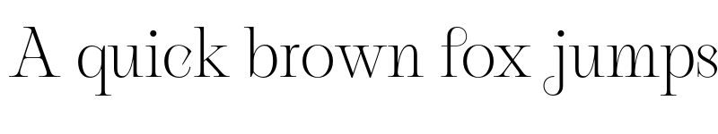 Preview of Gallique Light font