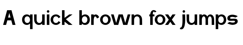 Preview of Galpo Regular font