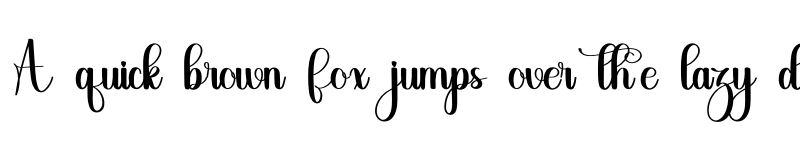 Preview of Ganbate Regular font