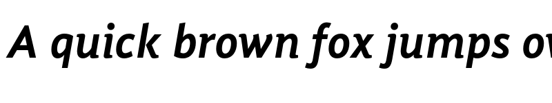 Preview of Gandhi Sans Bold Italic font