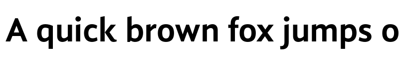 Preview of Gandhi Sans Bold font