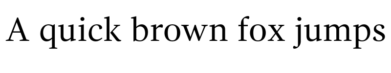 Preview of Gandhi Serif Regular font