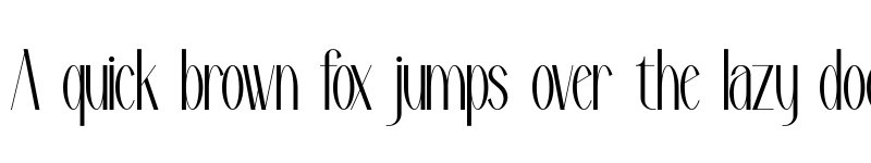 Preview of Ganesha Regular font