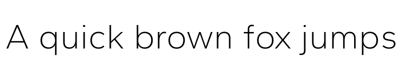 Preview of Gantari ExtraLight font