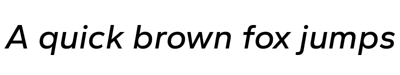 Preview of Gantari Medium Italic font