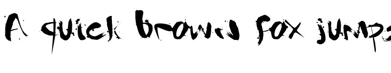 Preview of gantz font gantz font font