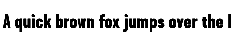 Preview of GarageGothic Black font